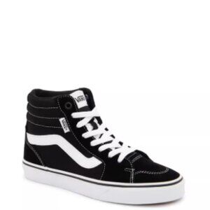 Vans Women's Filmore High Top Sneakers Black & White
